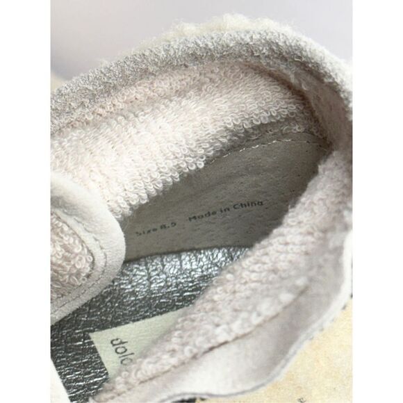 DOLCE VITA Sneakers Womens Hi Top Veola Plush Size 8.5 Fur Faux Calf Hair Suede - Picture 8 of 10